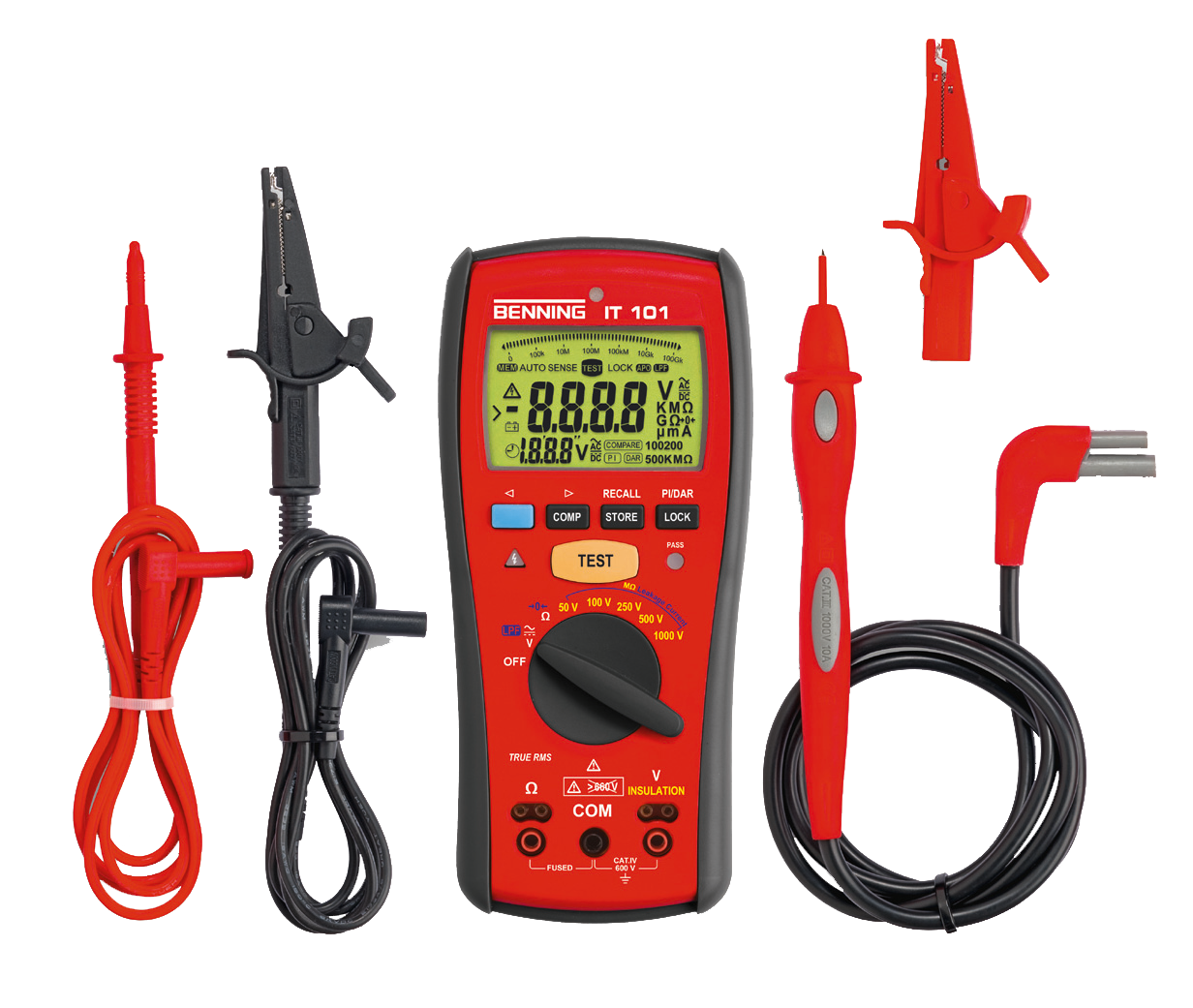 Isolatie- en weerstandstester IT 101