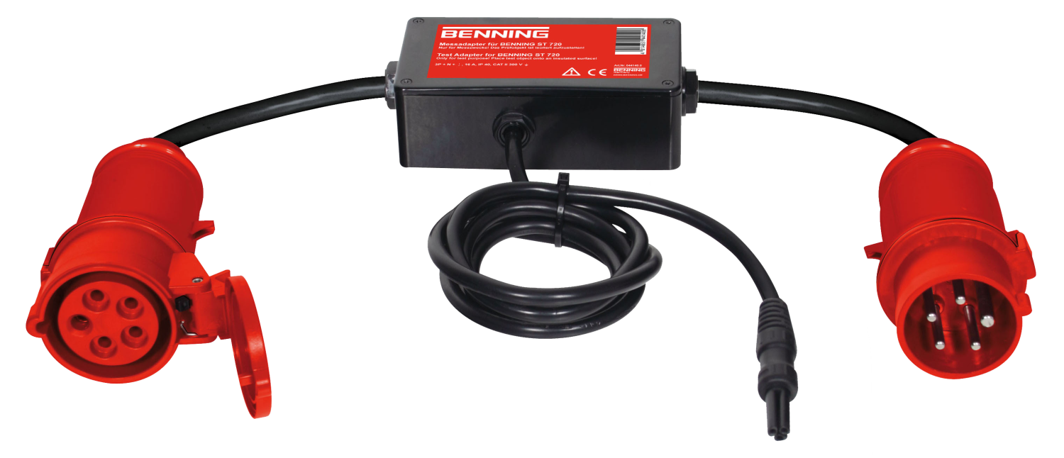 Meetadapter driefase 32A CEE 5-polig (actief) ST 725